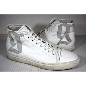 John Galliano High Top Sneakers Mens 44.5 US 11.5 O901